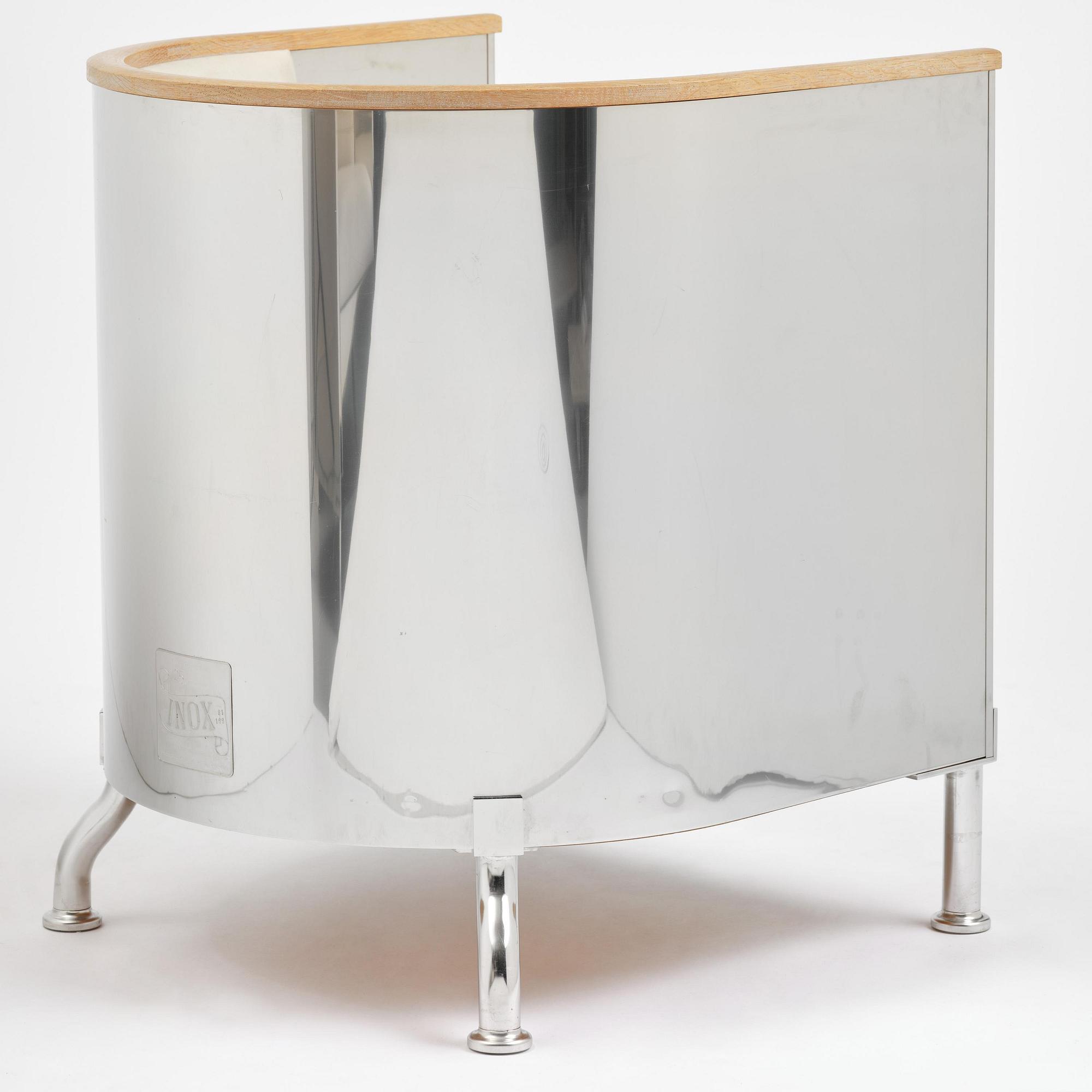 Mats Theselius, an "Inox" armchair, ed. 81/199, Källemo, Värnamo, post 2015.