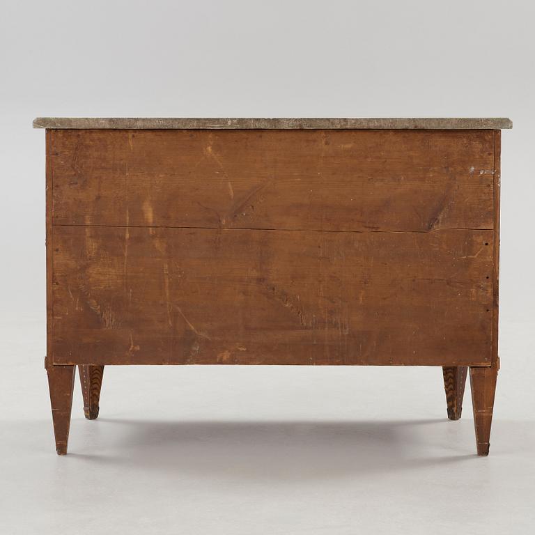 A Gustavian commode by Nils Petter Stenström, master 1781 (not signed).