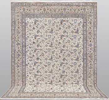 A carpet, Nain Part Silk, S.K 6LAA, ca 350 x 255 cm.