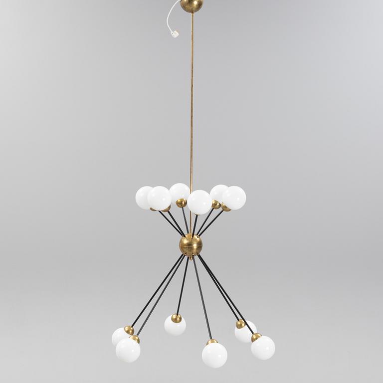 A contemporary ceiling lamp.
