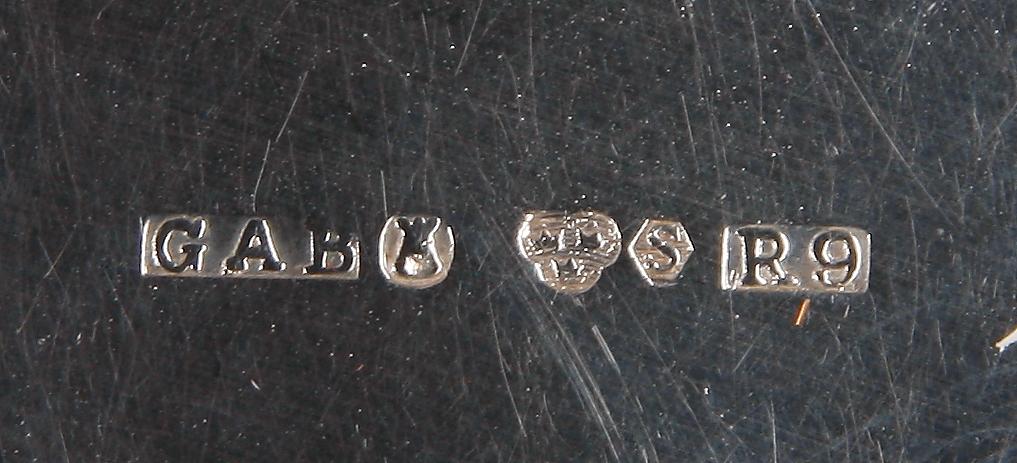 PARTI SILVER, 8 delar, Sverige resp Tyskland, 1800-1900-tal.