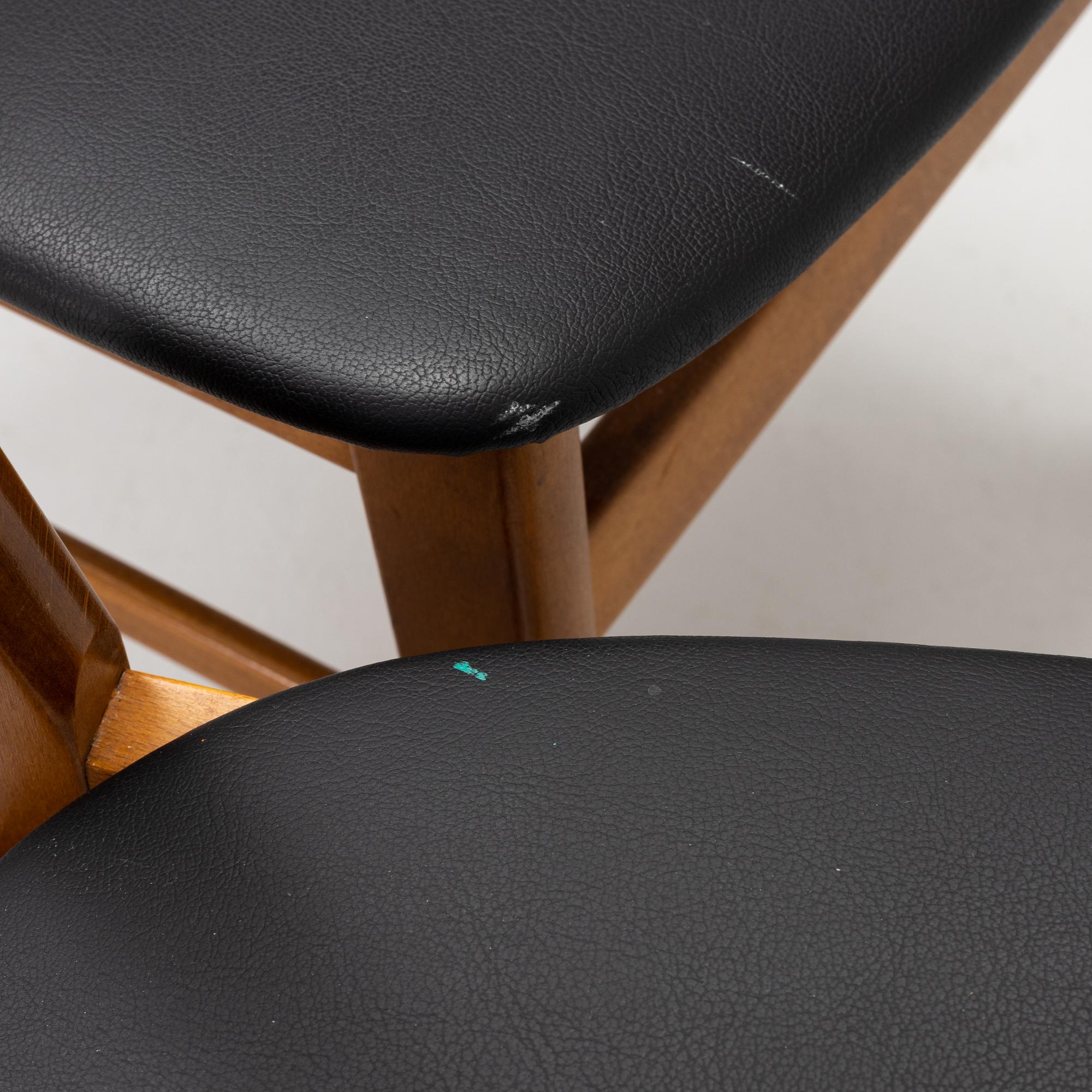 Stolar, 4 st, Fastrup, Danmark, 1950/60-tal.