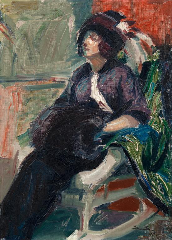 Santeri Salokivi, LADY IN A ROCKING CHAIR.