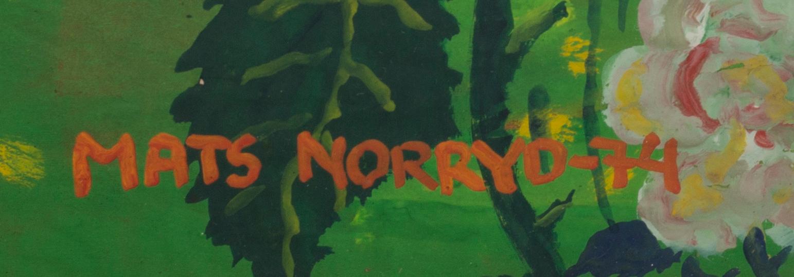 Mats Norryd, watercolour signed.