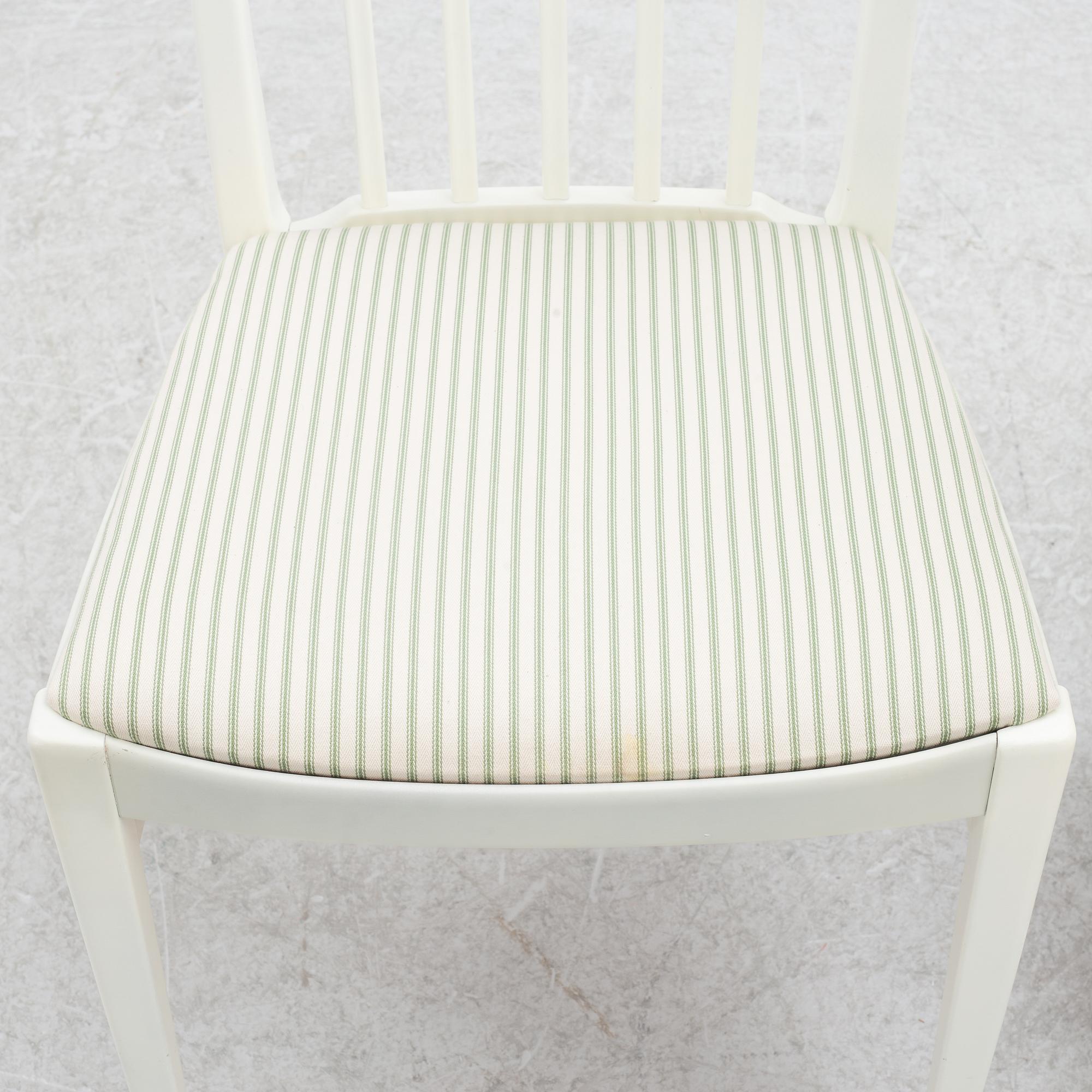 Carl Malmsten, chairs, 4 pcs, "Herrgården", Bodafors, 1961.