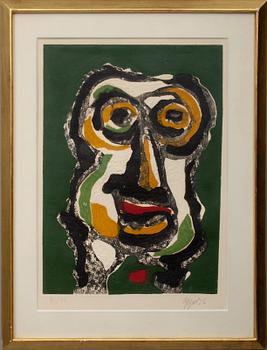 KAREL APPEL (HOLLAND), carborundum etsning, 90/99, sign. och dat. -75.