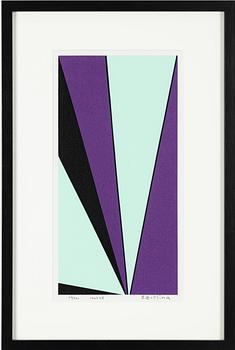 Olle Bærtling, silkscreen in color, signed and dated 1964-68, numbered 24/300.