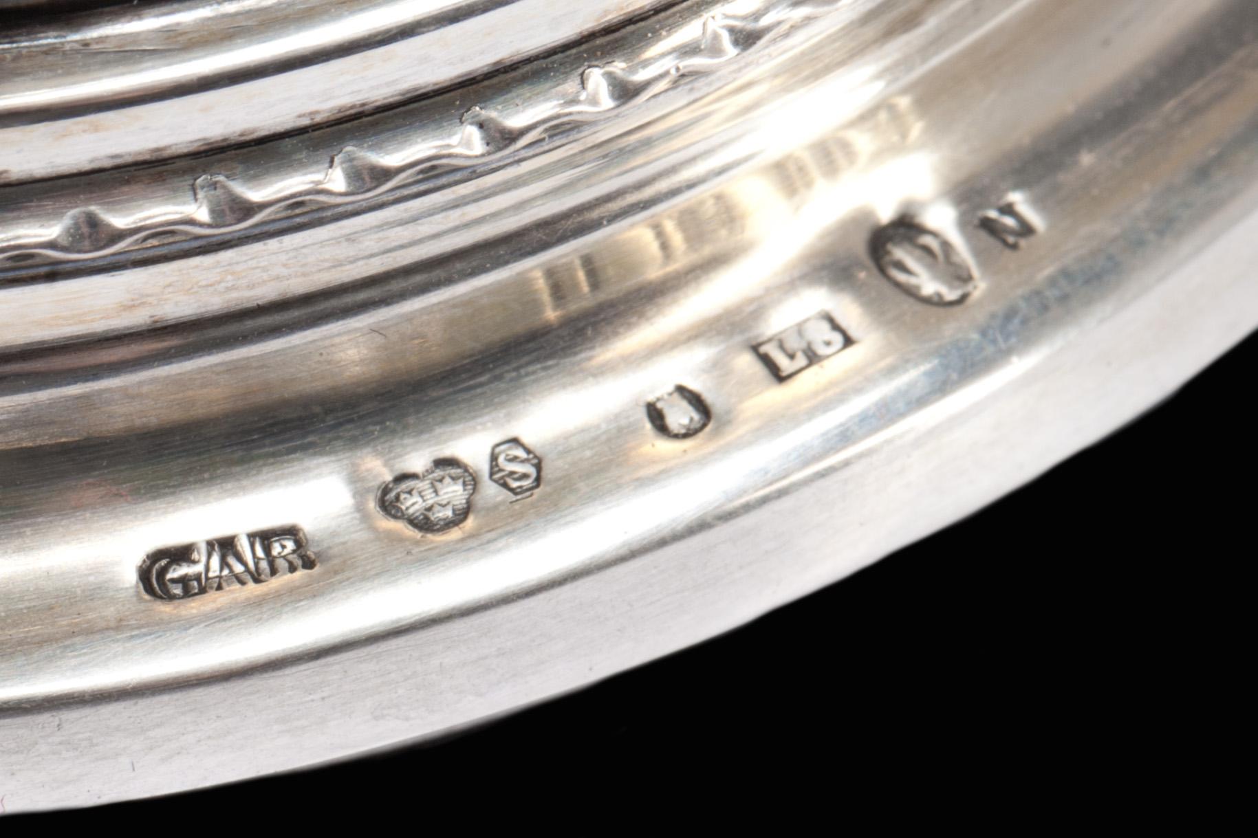 BÄGARE, silver. Barockstil. GAB, Stockholm 1937. Vikt ca 260 g.