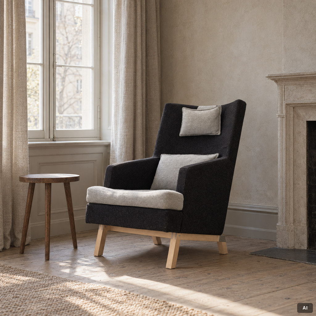 Armchair, "Gothem Hög", GAD.