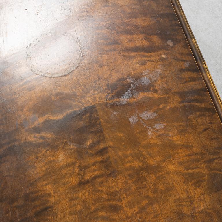 A stained birch sideboard, 1920's/30's.