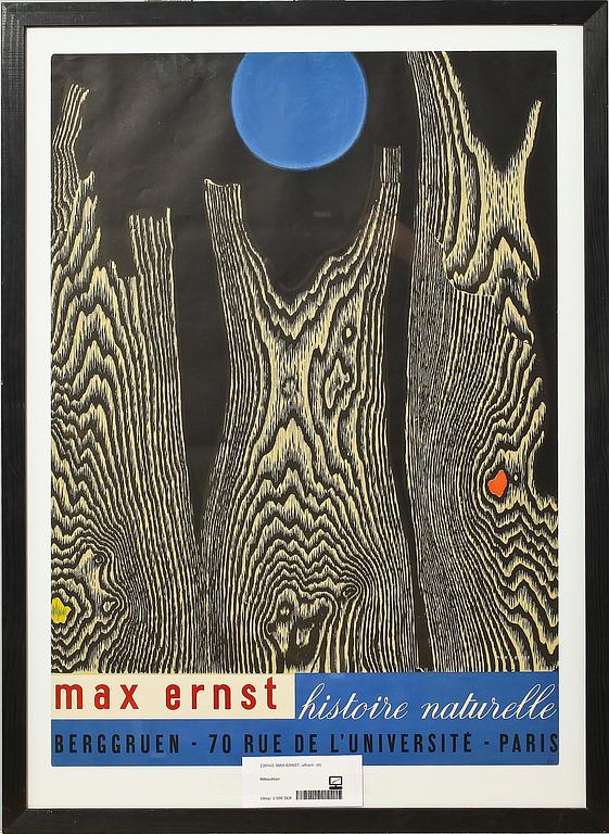 MAX ERNST, affisch.