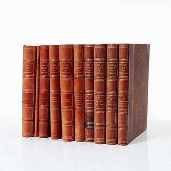 Bokverk, "Svenska slott och Herresäten vid 1900-talets början", 9 volymer samt register, 1908 - omkring 1920.