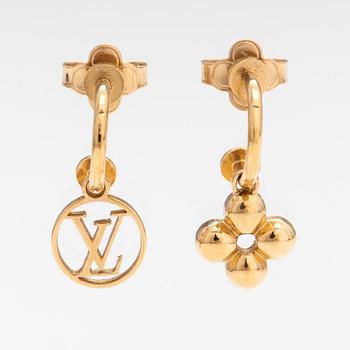 Louis Vuitton, A pair of "Blooming" earrings. Marked LV.