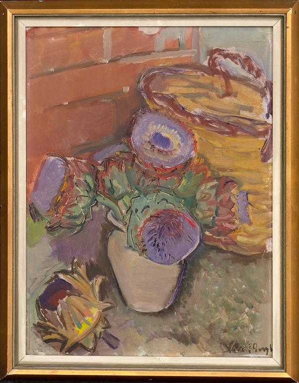 SVANTE BERGH, oil on panel, signed.