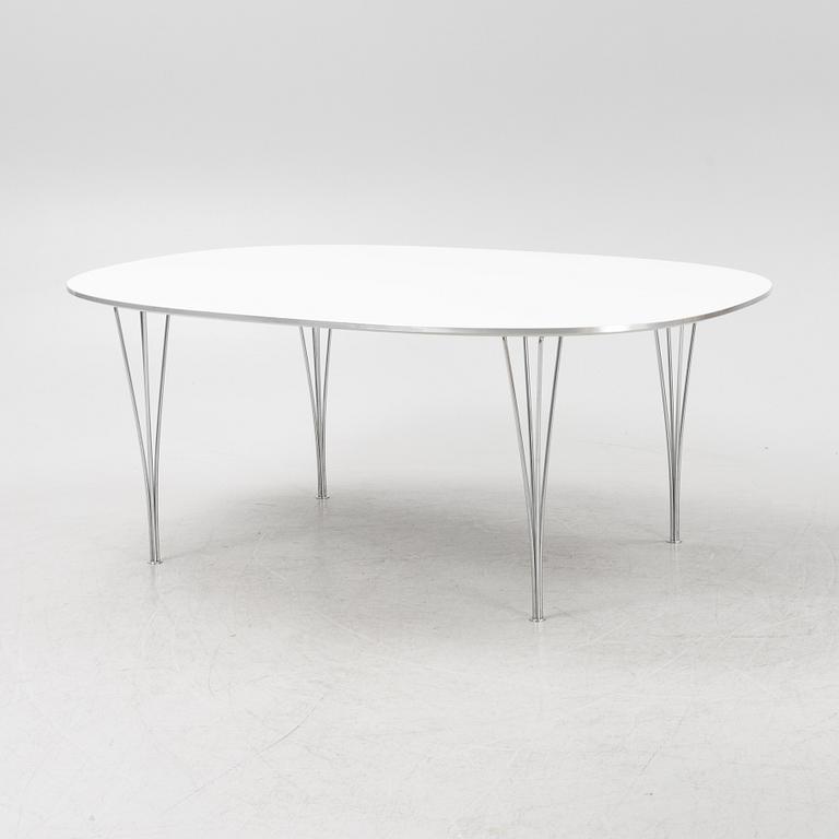 Bruno Mathsson & Piet Hein, matbord, "Superelips" Fritz Hansen, Danmark.