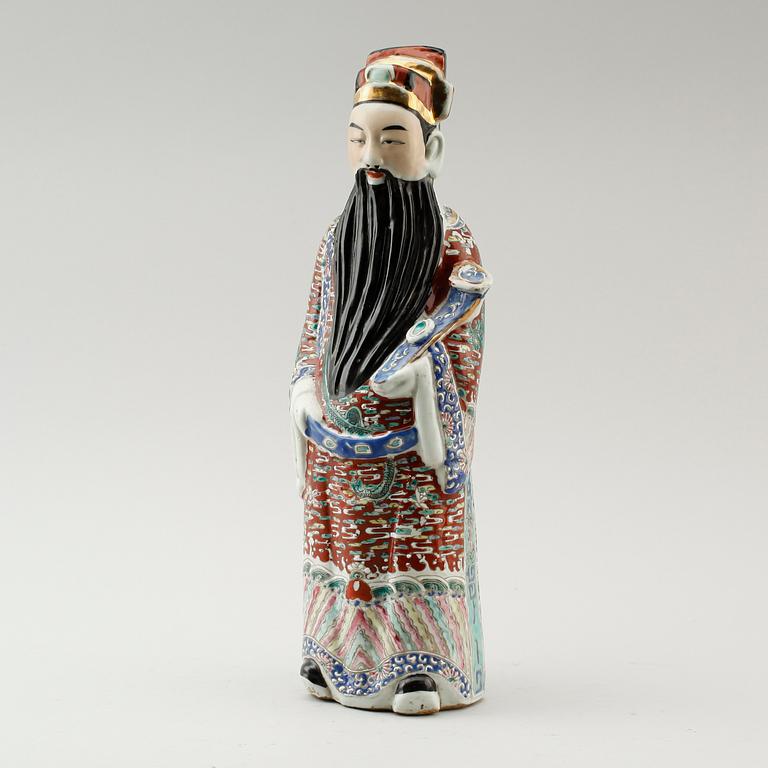 FIGUR, porslin, Kina, 1900-talets första hälft.