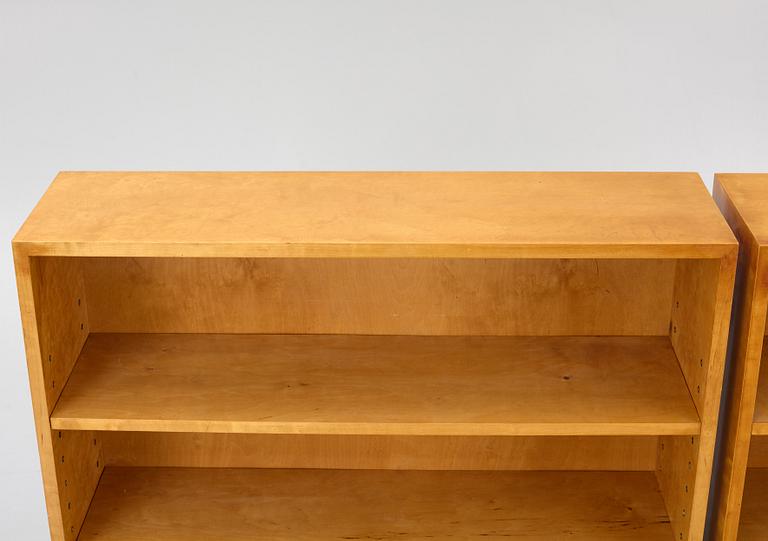 Bookcases, a pair, functionalist, 1930s.