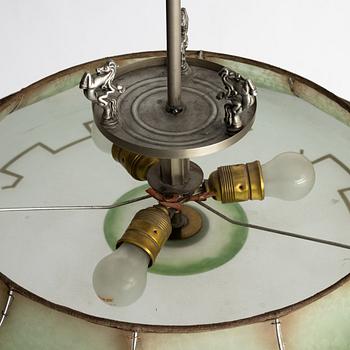 A 1920's/30's Swedish Grace ceciling lamp.