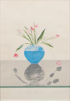 DAVID HOCKNEY, lithograph in colours, signed and dated -70.