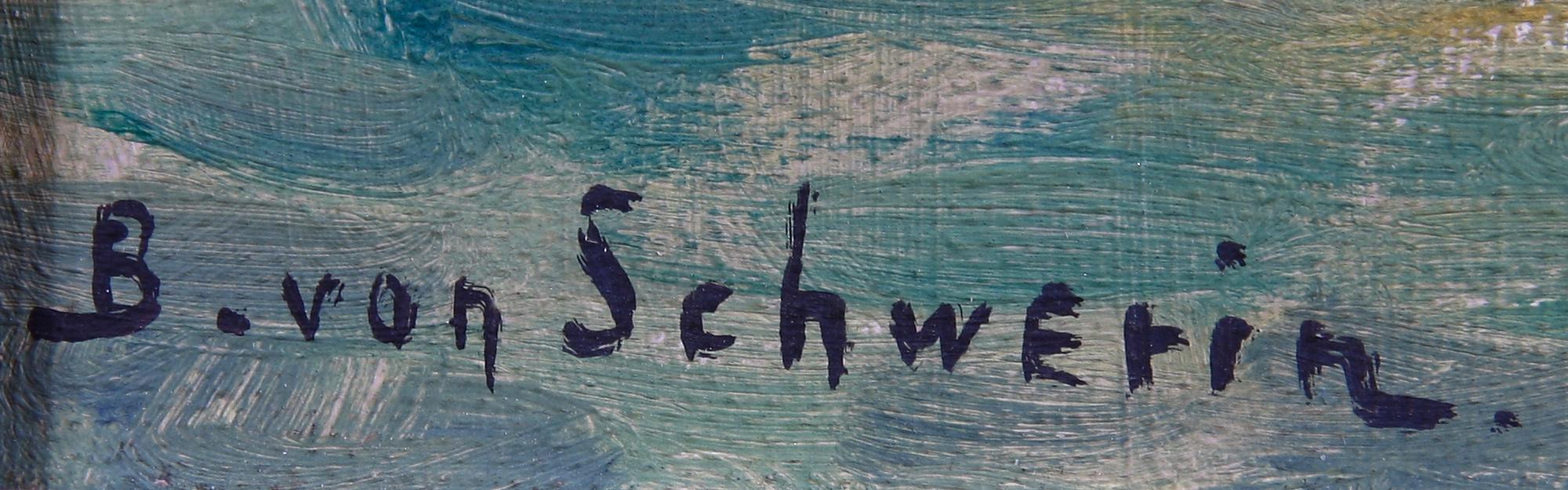 SCHWERIN, BO, VON, olja på duk, sign.