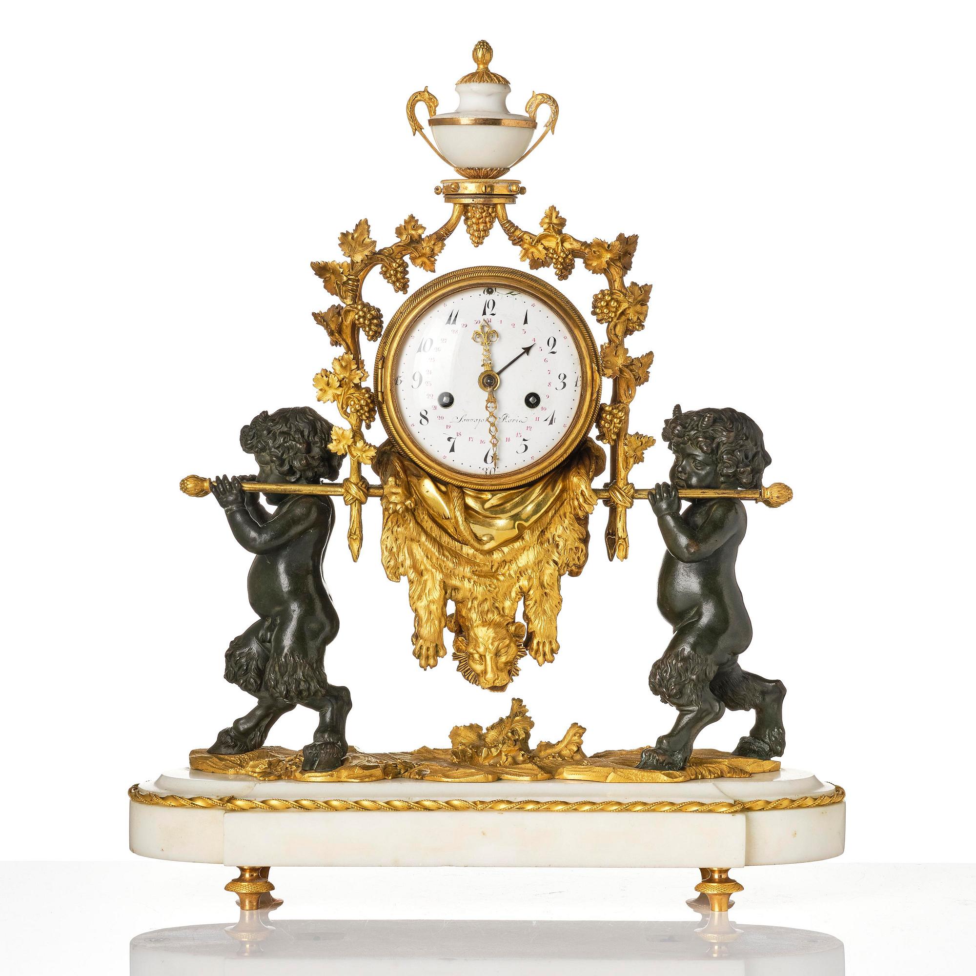 Bordspendyl, Parisarbete, sent 1700-tal, Louis XVI.