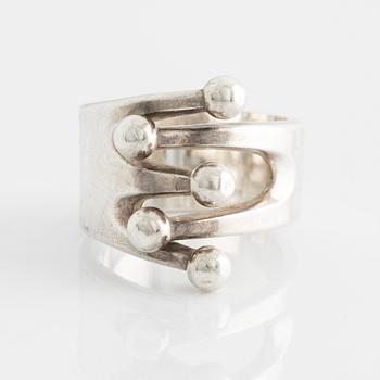 Anna Greta Eker, ring, sterling silver, Norway.