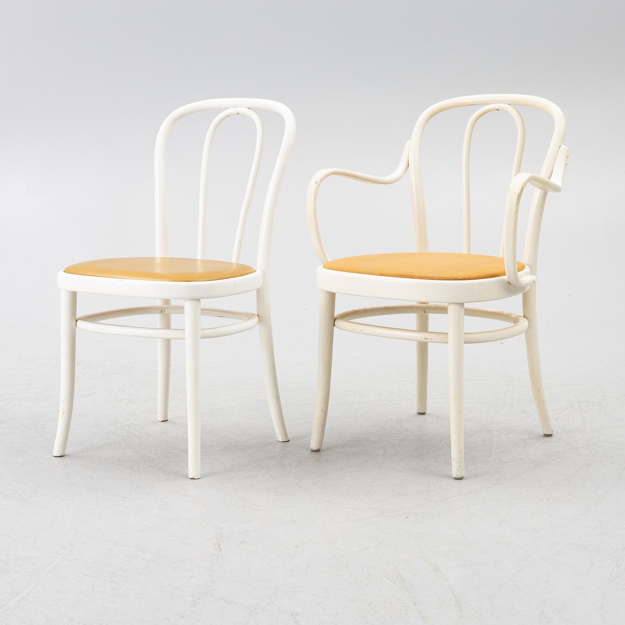 Stolar, 6 st, Gemla, 1900-talets andra hälft.