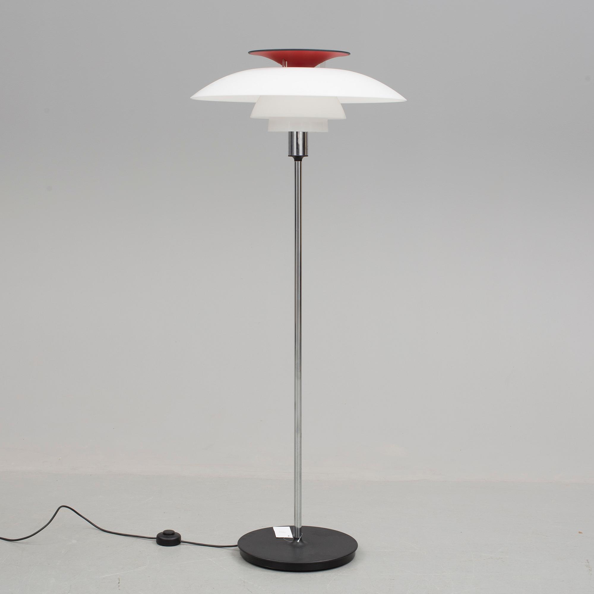 GOLVLAMPA, "PH-80", Poul Henningsen för Louis Poulsen, 1900-talets andra hälft.