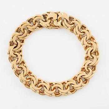 Armband, 18K guld, bismarcklänk.