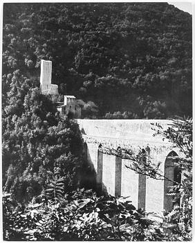 CHRISTO, offsettryck, 9 st, "Packed Tower, Spoleto, Italy 1968.".