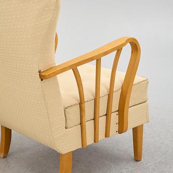 A pair of 1940s Swedish Modern armchairs.