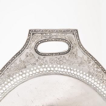 Henrik Petman, Bricka, silver, S:t Petersburg, Ryssland 1811.