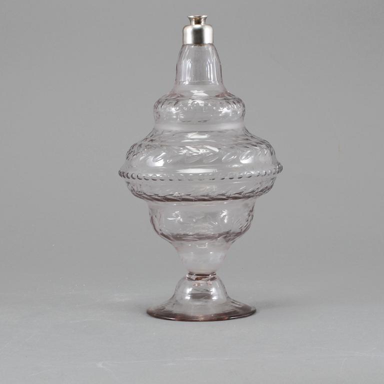 FLASKA, glas, 1700-tal.