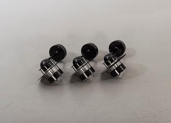 JENS MØLLER-JENSEN, three wall lamps for out doors, "Albertslund", Louis Poulsen.