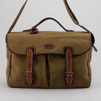 MULBERRY, a canvas and leather bag.