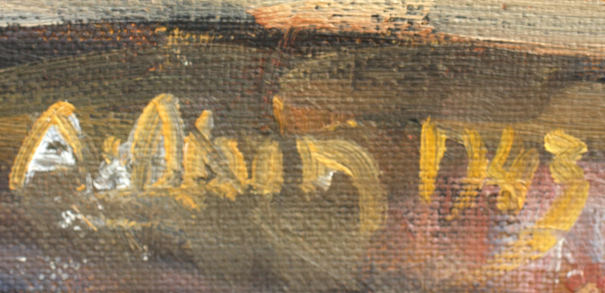ANDERS OLSON, olja på duk, sign och dat 1943.