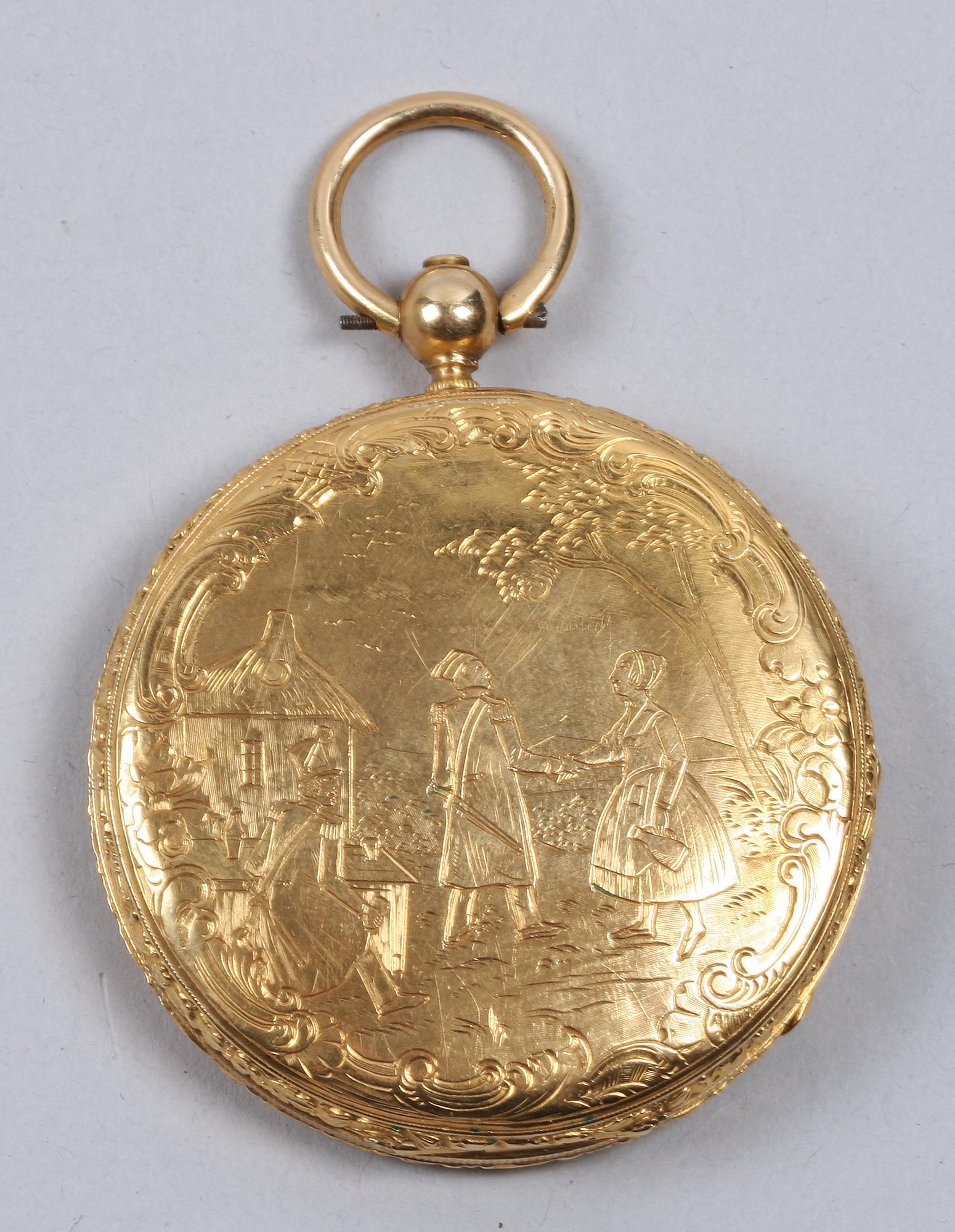 FICKUR, guld, 18 k.