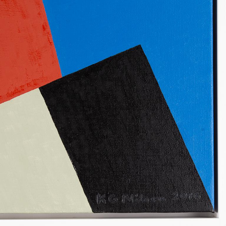 KG Nilson, oil on canvas, signed Kg Nilson and dated 2016.