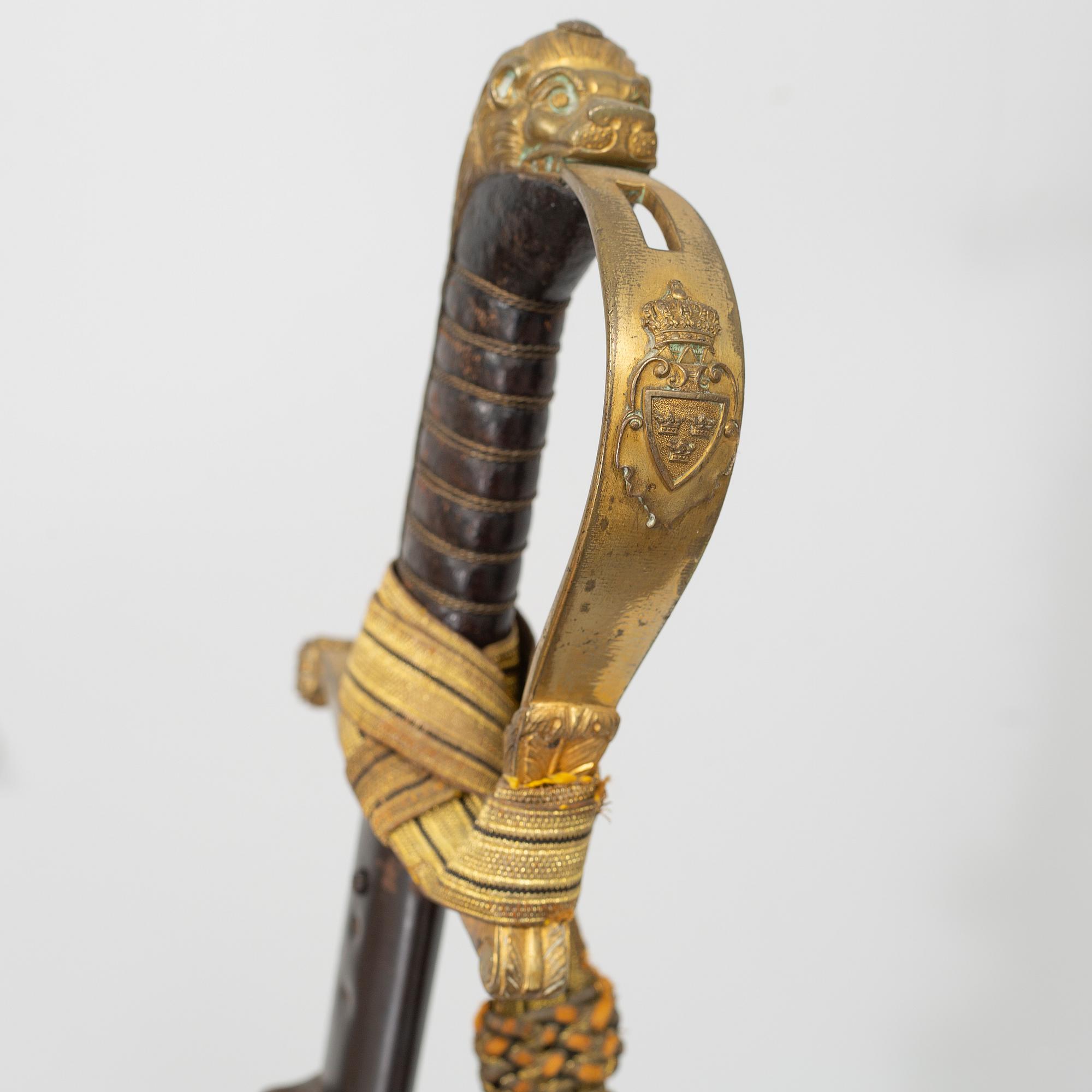 A sword for the swedish army, m/1899.