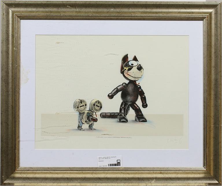 LASSE ÅBERG, färglitografi, sign o numr 168/200.