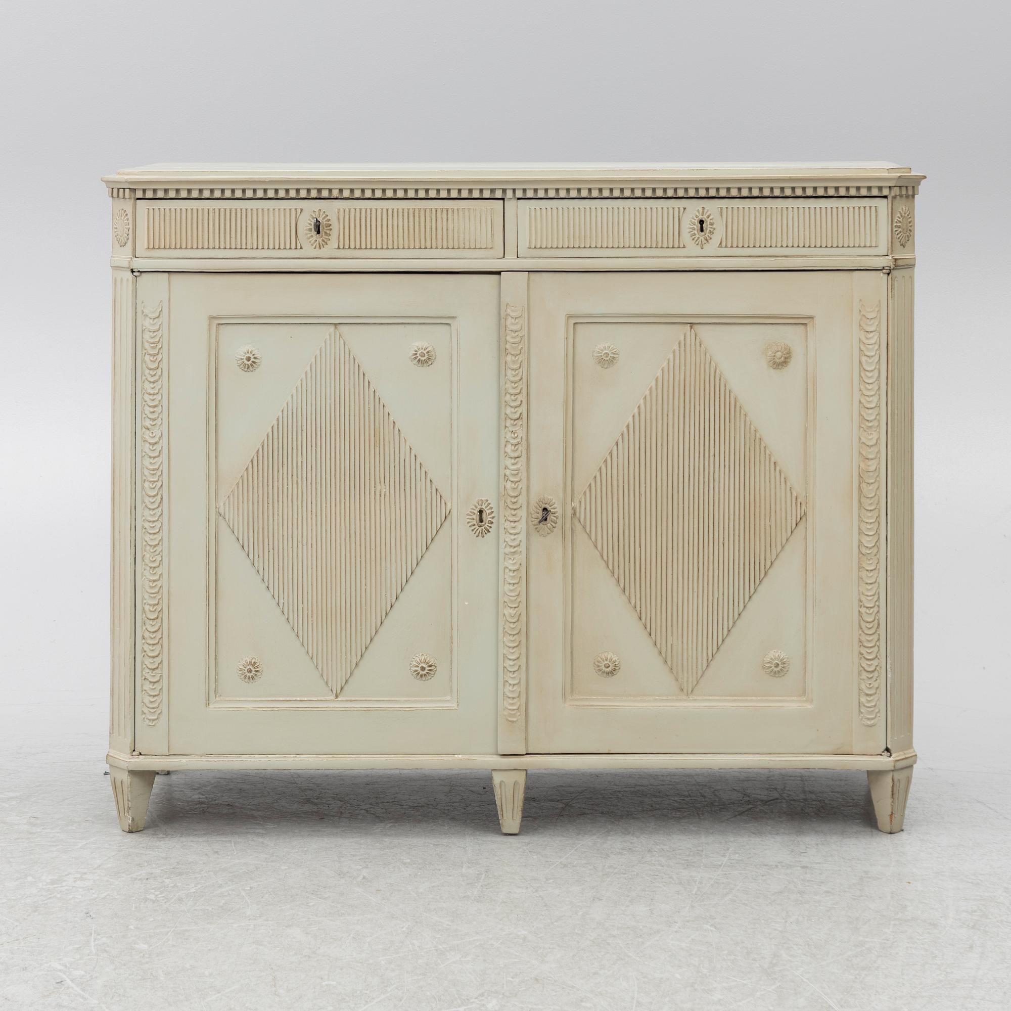 Sideboard, circa 1800, Late Gustavian.