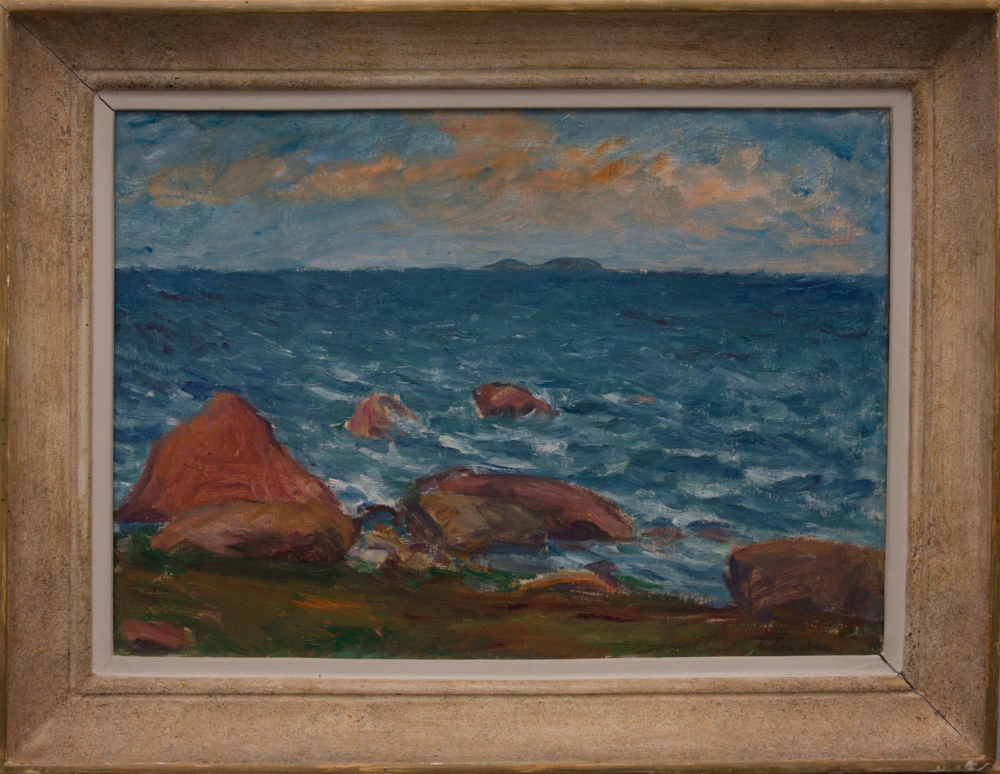 WILLIAM LÖNNBERG, olja på duk, signerad.