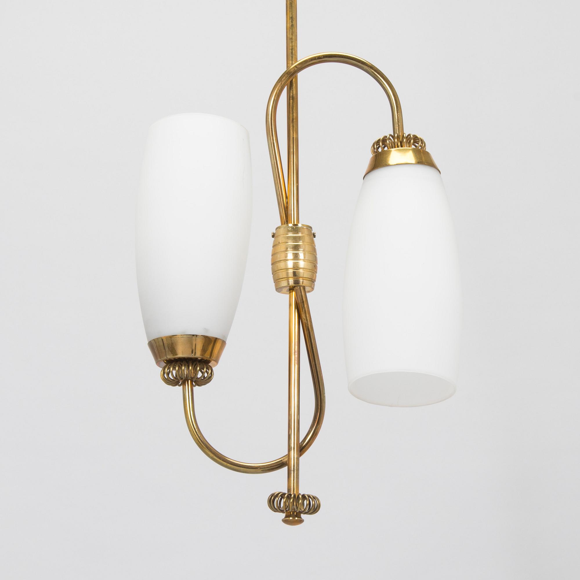 A mid-20th century ceiling leight by Sievä.