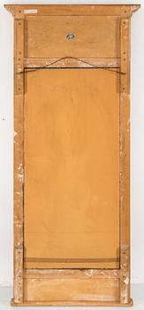 A MIRROR AND CONSOLE TABLE, gustavian style, mid 1900s.