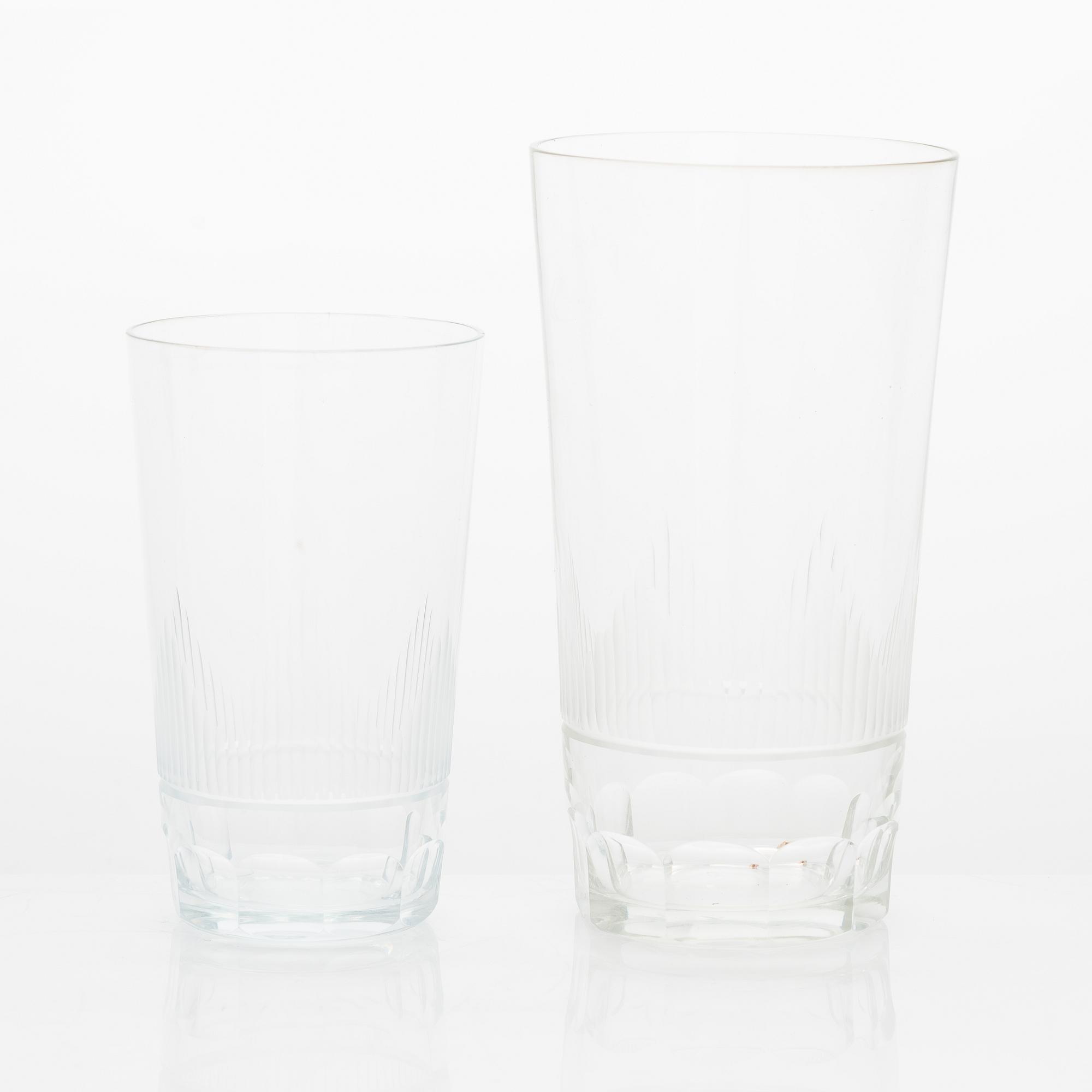 Erkki Vesanto, lasisto, 86 osaa, "Marjatta", Iittala 1947-1969.
