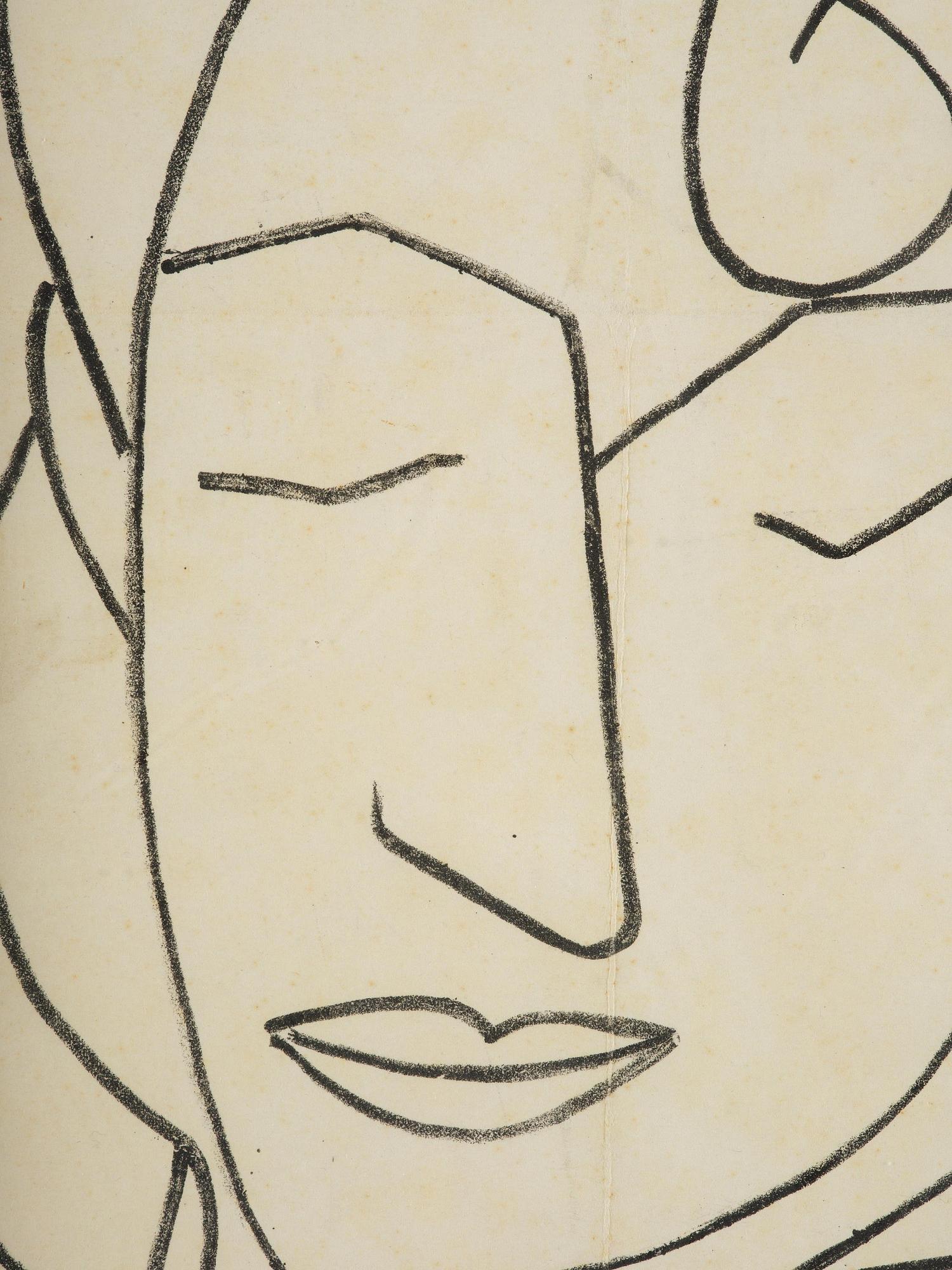 Françoise Gilot, Woman with closed eyes.