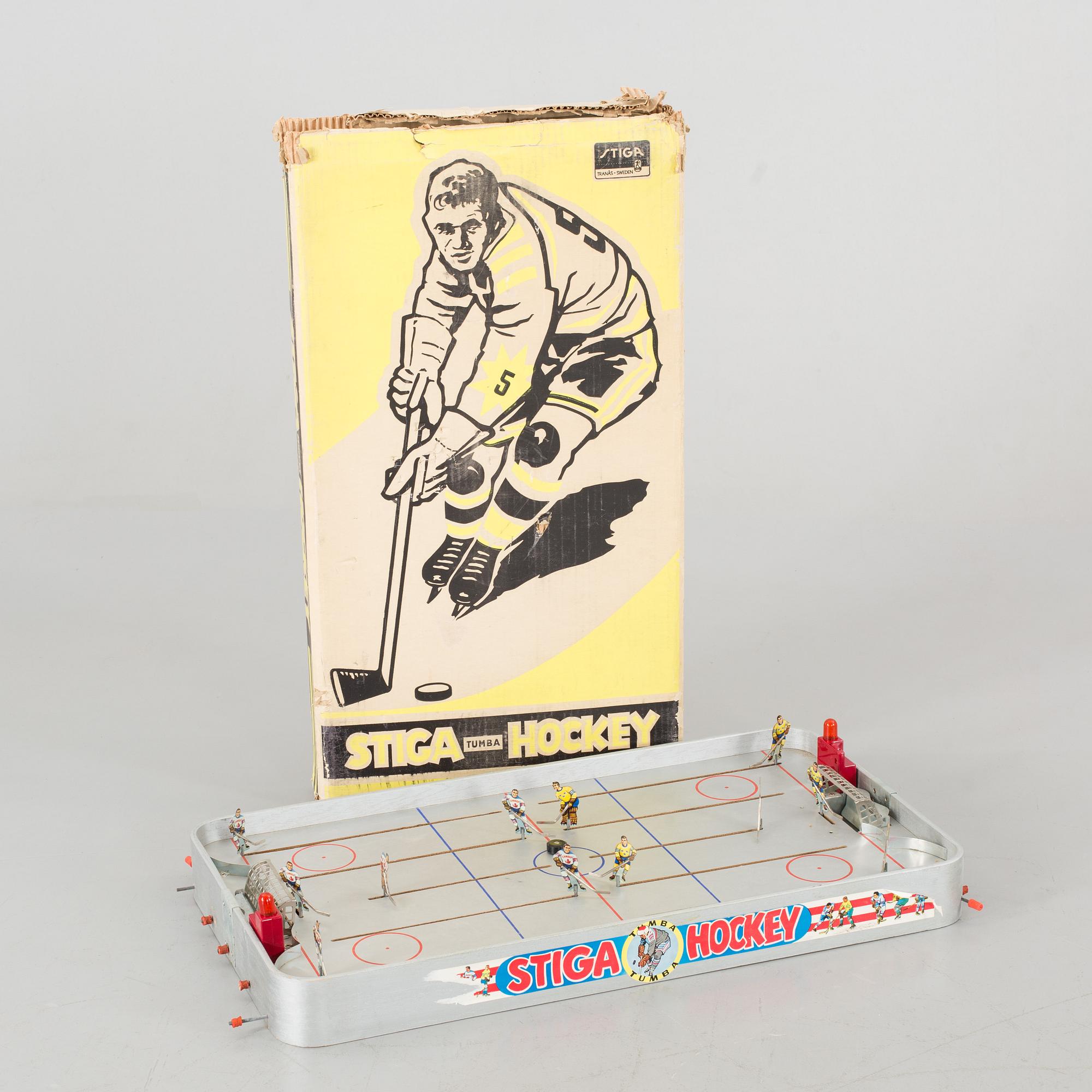 HOCKEYSPEL, Tumba VM hockey, STIGA. 1950-tal.