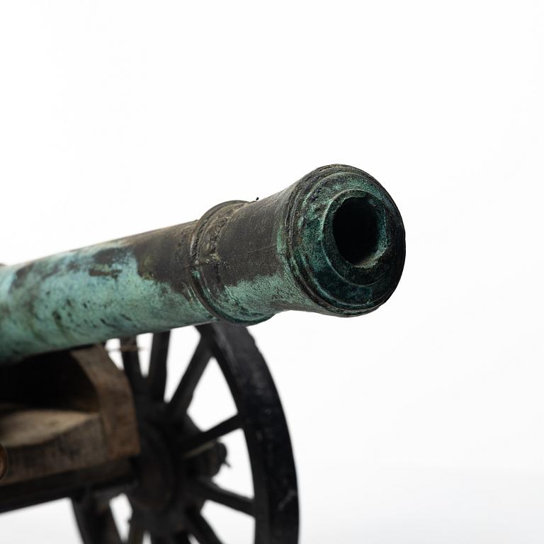 Modellkanoner ett par, 1900-tal.