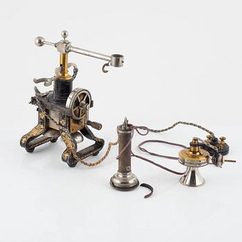 A telephone, 'Taxen', LM Ericsson & Co, turn of the Century 1900.