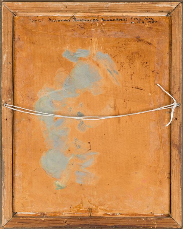 Ilmari Huitti, olja på pannå, signerad och daterad -54.